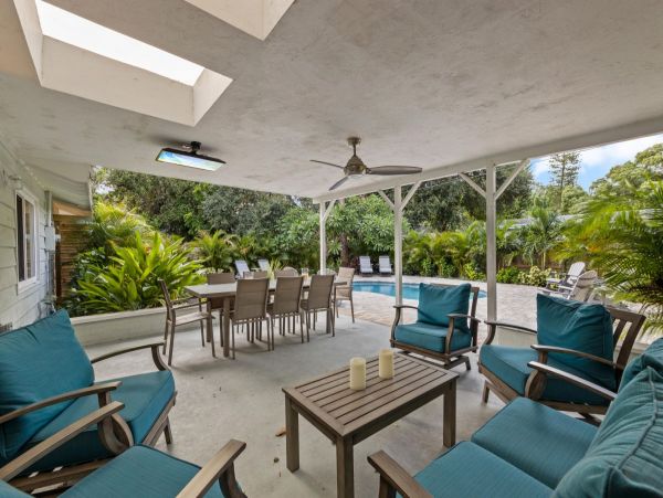 Siesta Key Vacation Home Outdoor Oasis with Private Pool