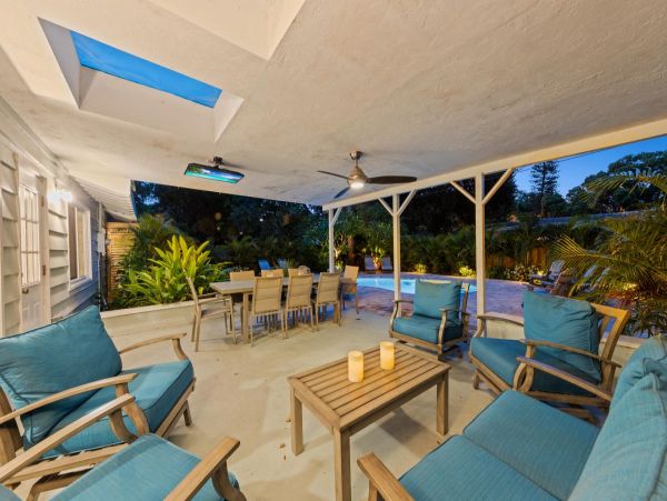 Siesta Key Vacation Home Outdoor Oasis with Private Pool