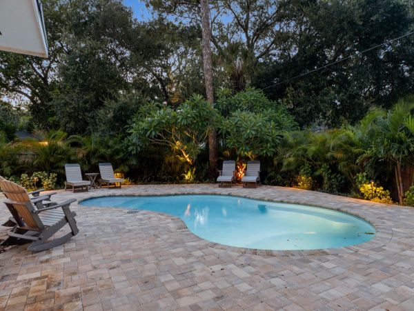 Siesta Key Vacation Home Outdoor Oasis with Private Pool