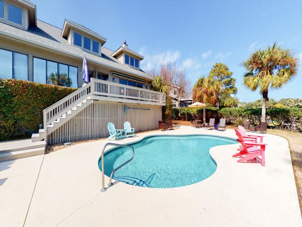 Hilton Head Vacation Pool Home Five Bedroom