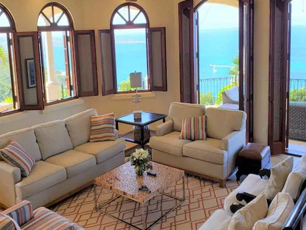 St John Vacation Pool Villa Ocean Views Sleeps 12 Guests