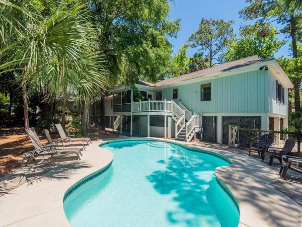 Hilton Head Vacation Rental Spacious North Forest Beach Home with Pool