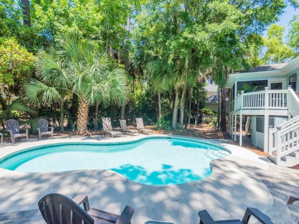 Hilton Head Vacation Rental Spacious North Forest Beach Home with Pool