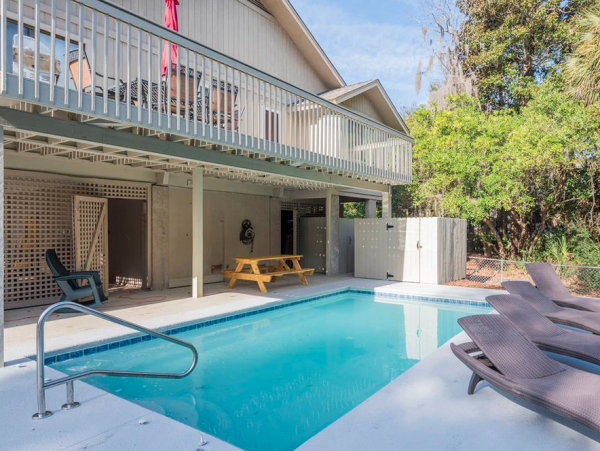 Hilton Head 4 Bedroom Home Close to Beach Private Pool & Spa