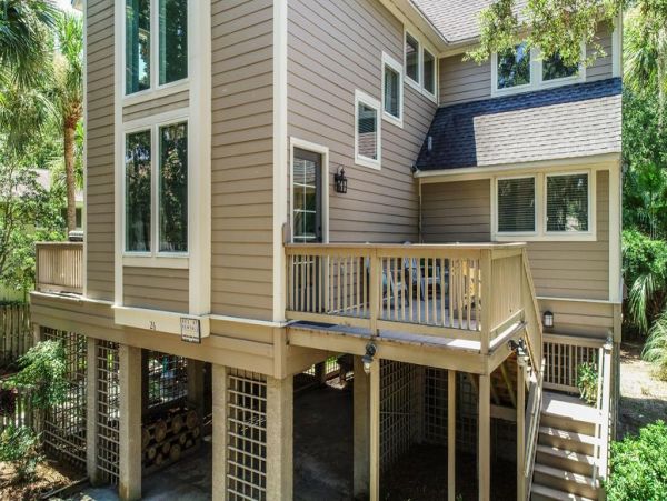 Hilton Head Vacation Home Walk To Beach 3 Bedrooms Sleeps 8