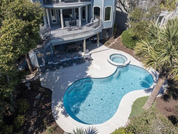 Hilton Head Luxury Oceanfront Vacation Rental North Forest Beach 7BR Home