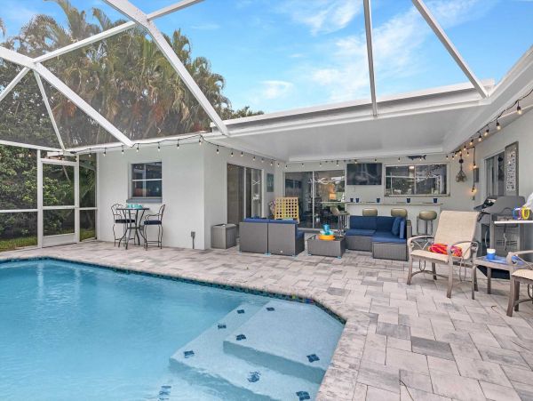 Ultra-Chic Vacation Home with Pool & Boat Dock in Cape Coral