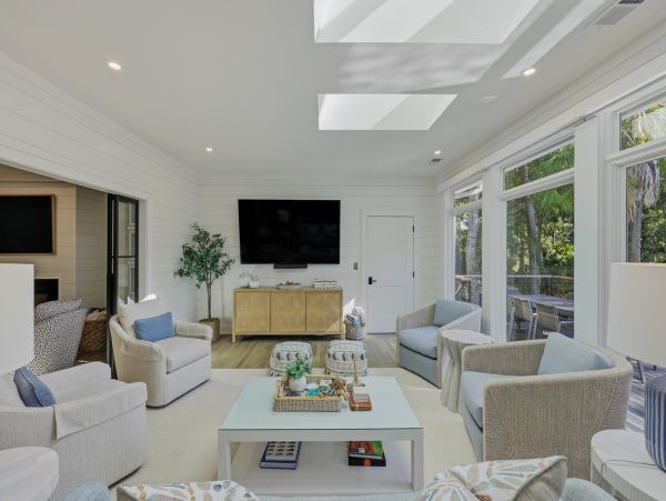 Hilton Head Vacation Rental - Seven Bedroom Luxury Home with Pool & Lagoon Views