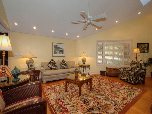 Walk to Beach Vacation Pool Home in Hilton Head Three Bedroo