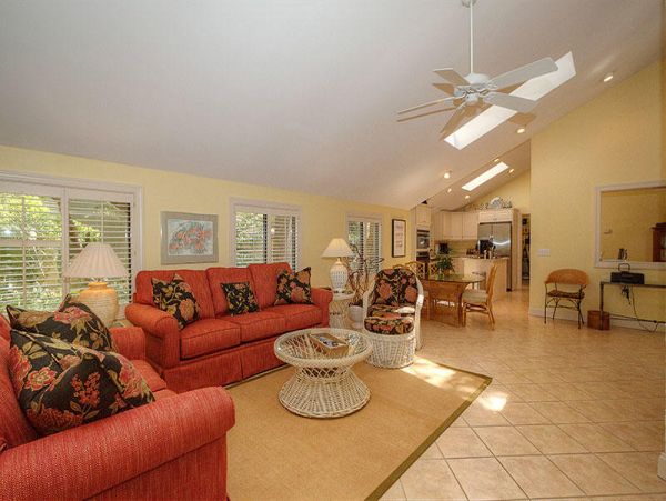 Walk to Beach Vacation Pool Home in Hilton Head Three Bedroo