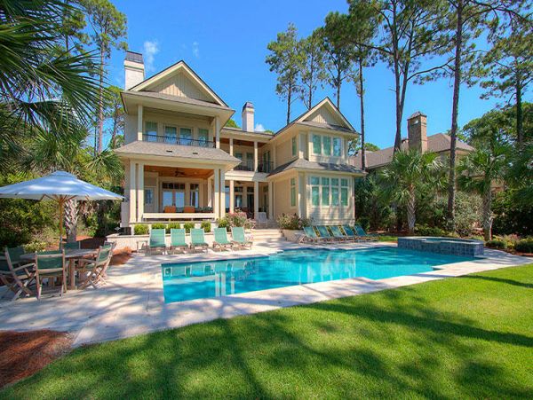 Luxury 6 Bedroom Home in Hilton Head with Pool & Spa
