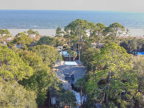 Beach Front Seven Bedroom Vacation Pool Home in Hilton Head