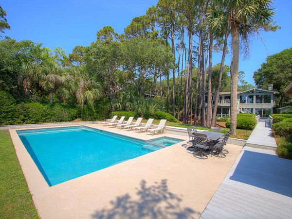 Beach Front Seven Bedroom Vacation Pool Home in Hilton Head
