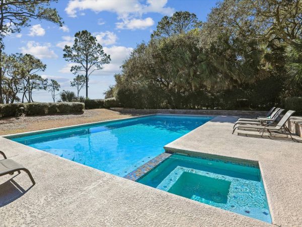 Beach Front Seven Bedroom Vacation Pool Home in Hilton Head