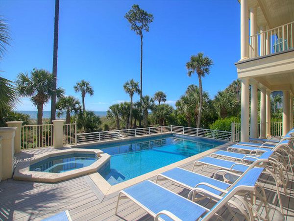 Hilton Head Luxury Pool Home Stunning Views Beach Path