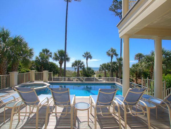 Hilton Head Luxury Pool Home Stunning Views Beach Path