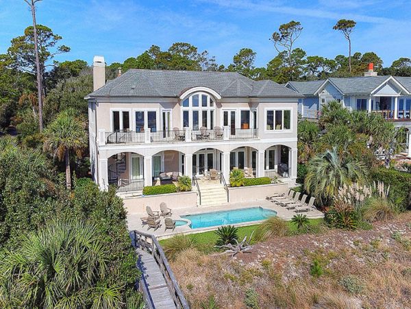 Water Views Hilton Head Vacation Pool Home Five Bedroom
