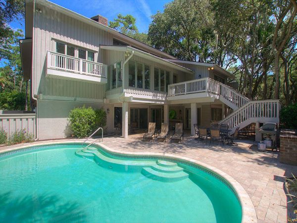 Sea Pines One House Back From The Sand Luxury Vacation Villa