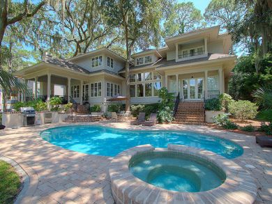 Hilton Head Six Bedroom Lovely Pool Home