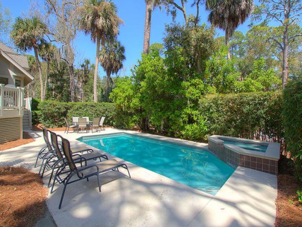 Walk to Beach Hilton Head Vacation Pool Home Six Bedrooms