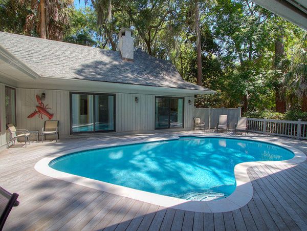 Hilton Head Vacation Pool Home Close to Beach Sleeps 9