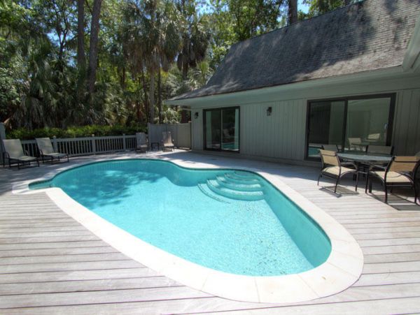 Hilton Head Vacation Pool Home Close to Beach Sleeps 9