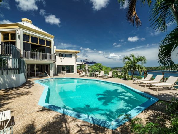 St Thomas Luxury Vacation Pool Home with Bay Views