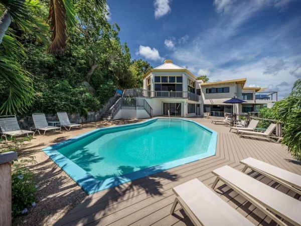 St Thomas Luxury Vacation Pool Home with Bay Views