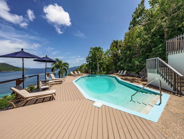 St Thomas Luxury Vacation Pool Home with Bay Views
