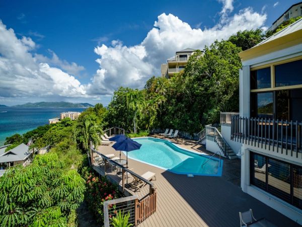 St Thomas Luxury Vacation Pool Home with Bay Views