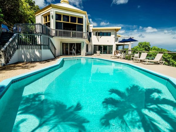 St Thomas Luxury Vacation Pool Home with Bay Views