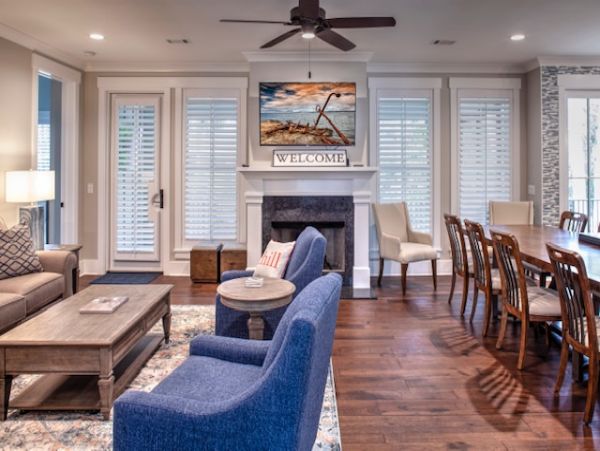 Four Bedroom Walk to Beach Vacation Rental Home in Hilton Head