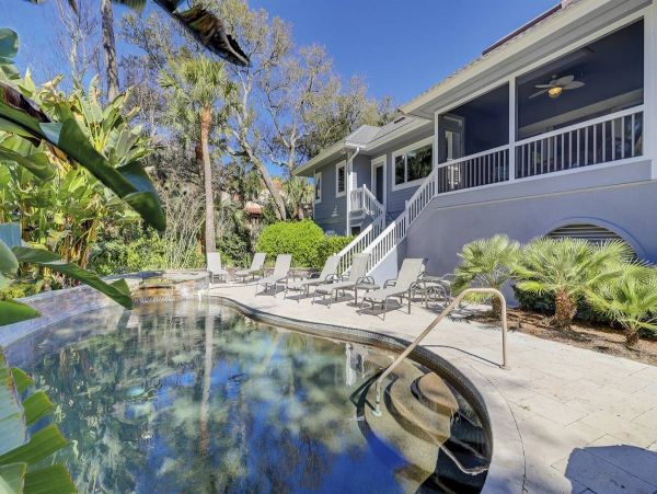 Luxury Four Bedroom Vacation Hilton Head Pool Home Sleeps 14