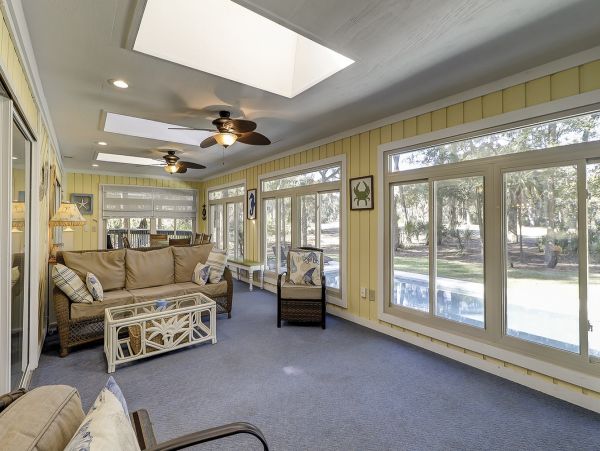 Hilton Head Island Family Home with Private Pool & Sunroom