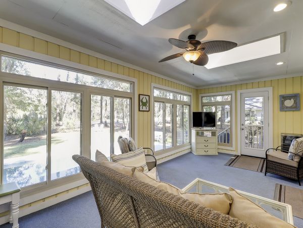 Hilton Head Island Family Home with Private Pool & Sunroom