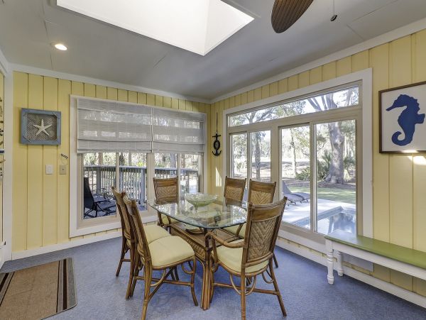 Hilton Head Island Family Home with Private Pool & Sunroom