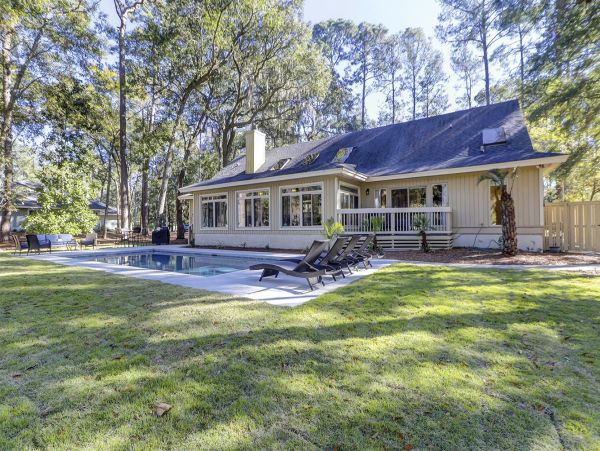 Hilton Head Island Family Home with Private Pool & Sunroom