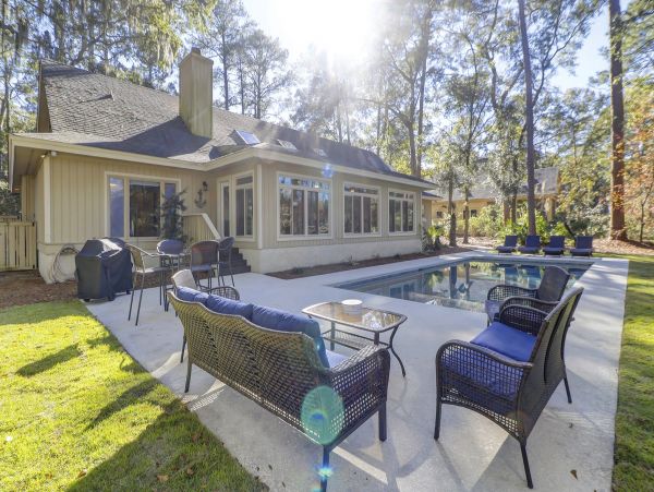 Hilton Head Island Family Home with Private Pool & Sunroom