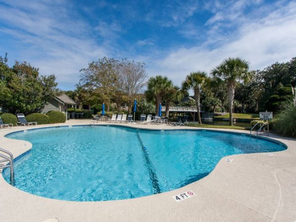 Hilton Head Golf Course View Three Bedroom Vacation Villa