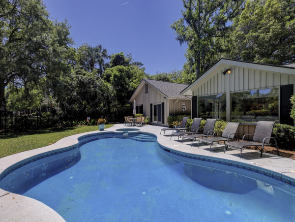Stunning Hilton Head Luxury Pool Vacation Home Sea Pines Plantation