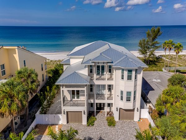 Indian Shores Luxury Beach Rental Florida Gulf Coast Vacation Home with Pool