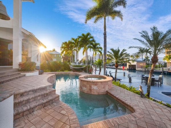 Naples Vacation Rental - Four Bedroom Canal Front Luxury Home