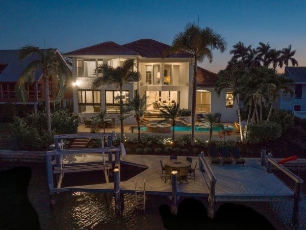 Naples Vacation Rental - Four Bedroom Canal Front Luxury Home