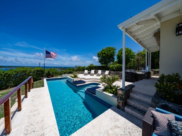 Luxury St.Thomas Vacation Home with Private Pool & Views