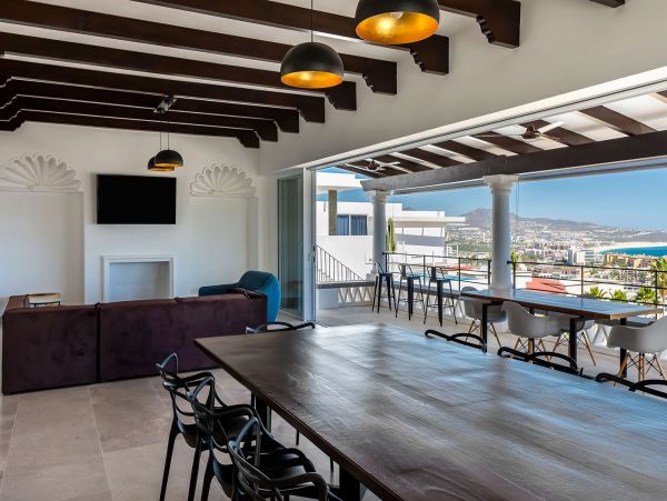 Luxury Los Cabos Villa Marina and Ocean Views from Terrace