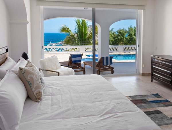 Luxury Los Cabos Villa Marina and Ocean Views from Terrace