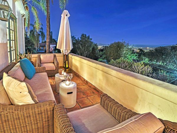 Santa Barbara 4 Bedroom Home with Ocean Views & Spa Sleeps 8