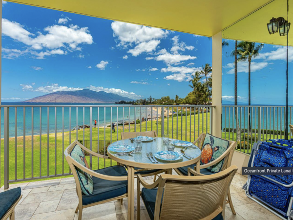 Two Bedroom Condo With Full Ocean Views & Steps To The Beach