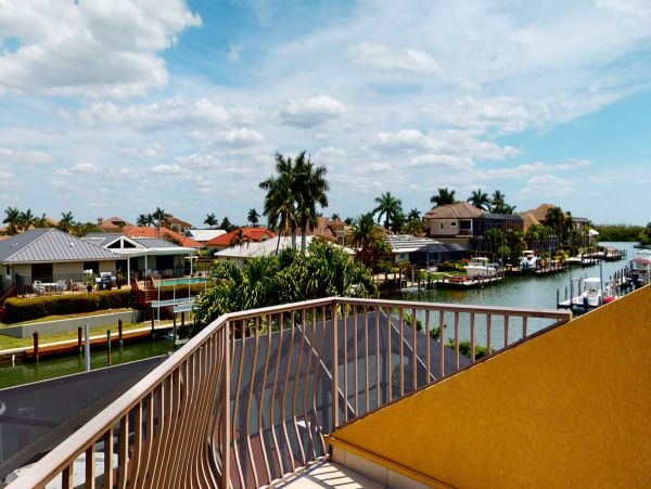 Marco Luxury Vacation Rental Home with Pool & Boat Dock