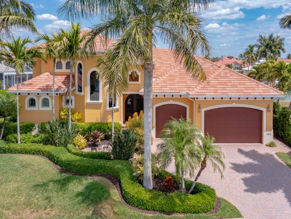 Marco Luxury Vacation Rental Home with Pool & Boat Dock